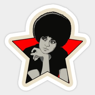 Angela Davis Sticker